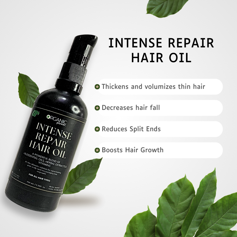 INTENSE REPAIR HAIR OIL 100ml - ORGANIC POWER